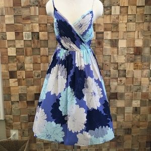 Banana Republic Blue Sweetheart Sundress